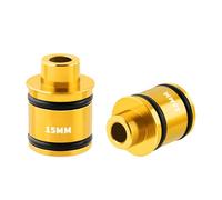 Qzdtue Adaptateur de porte-vélos, moyeu de roue , fournitures de réparation de vélo de route, 2,1 x 1,5 x 0,9 x 0,5 cm, convertisseur d'essieu traversant pour l'entretien des vélos de montagne