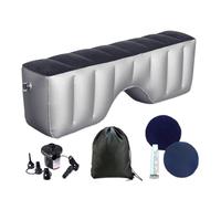 Qzdtue Back Seat Gap Filler, 51.18 inches, Inflatable Seat Dog Extender for Cars, SUV Automobile Accessories with Material, Easy Inflation for Leg Filling, Foot Rest, Pet Travel, Outdoor, Camping