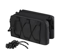 Qzdtue Bike Frame Bag, 4.72in Waterproof Cycling Seat Pack for Storage Use, Bicycle Gear Pouch with Secure Attachment Design, Carrying Bag for Commuting Biking Outdoor Phone