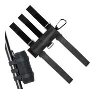Qzdtue Bike Speaker Mount, Portable Audio Strap, Anti Slip Fastener, 21.65x5.91x0.39 inches Secure Adjustable Hook Loop Design, Black, for Scooter, Golf Cart, Beach, Camping, Cycling Outdoor Trips