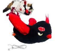 Qzdtue Bird Shape Cat Toy, Flapping Electric Teaser, Indoor Interactive Play, 8.66x7.09x4.72 inches Three Mode Intelligent Sensor, Engaging Entertainment, Ideal for Study Room, Bedroom