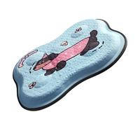 Qzdtue Coussin de siège en gel de dessin animé, mignon coussin de siège de voiture rafraîchissant, motif chien cerise, coussin de soutien respirant, taille du produit 45 x 45 cm pour bureau, camion