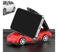 Qzdtue de téléphone de Voiture, de téléphone en Forme de Voiture pour Montage sur Tableau de Bord, réglable antidérapant avec Rotation à 360 degrés et poignée Robuste, Accessoire de v