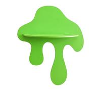 Qzdtue Dripping Shape Floating Shelf, Decorative Wall Book Rack, 30cm Wall Mount Storage Shelf with Smooth Resin Style, Modern Home Plant Display Stand, Apartment Nursery Living Use