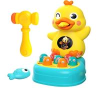 Qzdtue Electronic Duck Game, Interactive Whack Toy, 5.91x7.09x8.27 inches, Colorful Learning Activity, Motor Skill Builder, Educational Fun Gadget, for ABS Hammer Toy, Kids Boys Girls