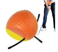 Qzdtue Golf Swing Training Aid, Swing Trainer Ball,6.1x3.94x6.89 inches, Practice Equipment Tool, Flexible Assistance, Muscle Memory Builder, Ideal for Beginner Warm Up Backyard Indoor Outdoor Use