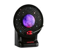 Qzdtue Lampe lune haut-parleur, lumière musicale à contrôle tactile, veilleuse lunaire 3D, taille environ 16 x 8 x 20 cm, basse portable pour système sonore, rechargeable, décoration de chambre à