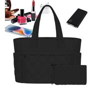 Qzdtue Laptop Bag, Computer Bags for Women, Adjustable Shoulder Strap Heavy Duty, Compartmented Business Work, Padded Compartments for Travel College Meeting Home School Outdoor