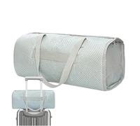 Qzdtue Lit d'avion, repose-pieds de voyage gonflable, tapis de couchage portable, 76,2 x 43,2 x 2,5 cm, sac de voyage pour enfants, w nd, voiture, train, avion, camping, route, voyage