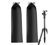 Qzdtue Long Drawstring Bag, 2X Hiking Poles Carrying Bag 21x60cm, Outdoor Travel Organizer Supplies, Waterproof Nylon Stuff Pouch for Tent Poles, Trekking Sticks, Tripod, Umbrella