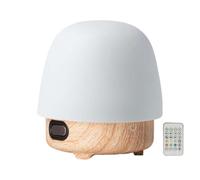 Qzdtue Moon Night Light, LED Desk Lamp, 4.33x4.33x4.92 inches, Music Speaker, Remote Control, Ambient Lighting, Nursery Decor, for Bedroom Accent, Living Room, Dorm Accessory, Camping Gear, Travel