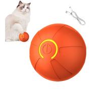Qzdtue Pet Electric Ball Toy, Intelligent Bouncing Toy, Rechargeable Rolling Ball, Interactive Pet Toy, Busy Ball for Pets, Light-Up Pet Ball 5,3 cm/2,09 Inches for Reducing Pet Boredom