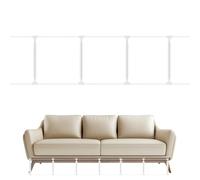 Qzdtue Pet Under Bed Barrier, Clear Adjustable Blocker Board with Secure Fit, Furniture Blocker with Easy Mount, for Sofa Doorway Corners, for Bedroom Living Room Chair Spaces