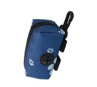 Qzdtue Sacs à déjections canines, pochette à déjections animales, pochette portable, station de recharge pratique, design durable, 14 x 4,5 x 4 cm, idéal pour les chiots, la promenade et les soins des