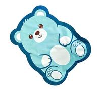 Qzdtue Self Cooling Dog Mat, Water Filled Cooling Pad, 30x38x2cm Bear Shape Sleeping Rug with Scratch Resistant for Small Medium Large Dog Kitten Crate Kennel Floor Sofa Home Travel Use