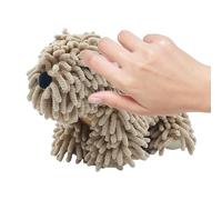 Qzdtue Serviette À Main en Forme De Chien | Tissu Chenille Doux Et Séchage Rapide | Pouf De Séchage Mains en Forme De Chien Mignon,pour Femmes Cuisine Voiture Maison Hôtel Appartement Douche Salle