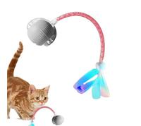 Qzdtue Smart Rolling Toy, Cat Ball Toy, Interactive Self-Moving Pet Ball, Size About 8x6.5x5.5cm, Fast- Motion for Carpet and Hard Floors, Fun Exercise Toy Bored Cats