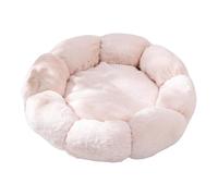 Qzdtue Warm Cat Beds, Flower Shaped Soft Cat Cave, Plush Cat Bed for Small Cats and Indoor Dogs, Calming Nest, Washable Pet Bed for Relax and Sleeping, Cozy Hideaway for Cats
