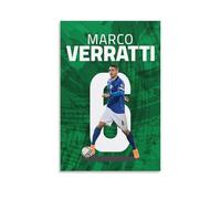QZFNCOYU Poster sur toile Marco Verratti - Footballeur italien - Décoration pour chambre à coucher, bureau, chambre - Cadeau - 30 x 45 cm