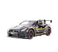 QZKUUELCA VéHicules à Moteur 1:32 Scale Simulation Alloy Metal Diecast Car Model for Nissan GTR R35 Miniature Vehicle Desktop Decorations ModèLe De Voiture Miniatures(Black)