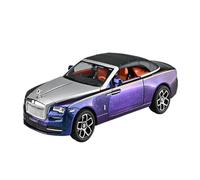 QZKUUELCA VéHicules à Moteur Modèle De Véhicule 1:24 pour Rolls Royce Dawn Alliage Métallique Moulé sous Pression Simulation De Voiture Ornements De Bureau ModèLe De Voiture Miniatures(Purple)