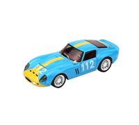 QZKUUELCA VéHicules à Moteur Modèle De Voiture en Alliage Moulé sous Pression Échelle 1:32 15cm Long for Ferrari 250 GTO Mini-Objets Collection for Adultes ModèLe De Voiture Miniatures(Blue)