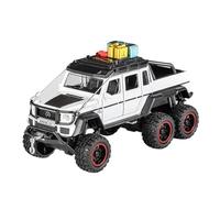 QZKUUELCA VéHicules à Moteur Modèle De Voiture Miniature De 21 Cm À L'échelle 1/28 Camionnette for Mercedes-Benz G63, Véhicule Tout-Terrain De Simulation ModèLe De Voiture Miniatures(White)