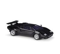 QZKUUELCA VéHicules à Moteur Modèle De Voiture Miniature en Alliage Moulé sous Pression À L'échelle 1:24 pour Lamborghini Countach LP5000 S ModèLe De Voiture Miniatures(Black)