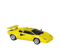 QZKUUELCA VéHicules à Moteur Modèle De Voiture Miniature en Alliage Moulé sous Pression À L'échelle 1:24 pour Lamborghini Countach LP5000 S ModèLe De Voiture Miniatures(Yellow)