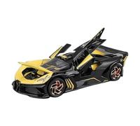 QZKUUELCA VéHicules à Moteur Modèle De Voiture Miniature en Alliage Moulé sous Pression Échelle 1:32 for Bugatti Bolide Décoration De Bureau ModèLe De Voiture Miniatures(Yellow)