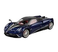 QZKUUELCA VéHicules à Moteur Modèle Réduit De Voiture De Sport À L'échelle 1/24 Et 1/18 for Pagani Huayra, Supercar De Haute Simulation, Véhicules À Moteur ModèLe De Voiture Miniatures(1:18 Blue)