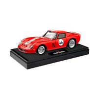 QZKUUELCA VéHicules à Moteur Modèle Réduit De Voiture en Alliage Moulé sous Pression À L'échelle 1:32 pour Ferrari 250-GTO Ornement Commémoratif Collection ModèLe De Voiture Miniatures(Red)