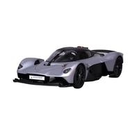 QZKUUELCA VéHicules à Moteur Modèle Réduit De Voiture Moulé sous Pression for Aston Martin Valkyrie, Échelle 1:18 25 Cm Mini-véhicules À Moteur, Ornements ModèLe De Voiture Miniatures(Silver)