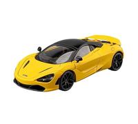 QZKUUELCA VéHicules à Moteur Véhicule Miniature Moulé sous Pression en Alliage De Zinc À L'échelle 1:18 25cm for McLaren 720S Décoration Bureau Luxe ModèLe De Voiture Miniatures(Yellow)