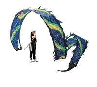 QZLNONTK Ruban de Danse du Dragon Poi, Rubans de Fitness for Sports de Plein air for Jeunes/Adultes/Personnes âgées Fitness Folklorique Chinois Sports de Plein air Parc extérieur(Black,6m/20f)