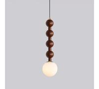 QZLNQSY Lampe à suspension américaine pour table de chevet avec abat-jour en verre, lustre du milieu du siècle, lustres suspendus au plafond réglables en hauteur, base E27