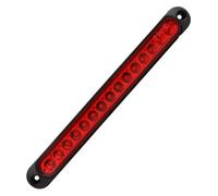 QZQXEMEDQ feu antibrouillard arrière Voiture Feux Arrière Feu 24 V Barre 12 Troisième Stop Rouge Clignotant De Signalisation Détresse Route Montage(Red)