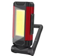 QZROPXOH 1/2/4PCS Magnetic COB Work Light USB Rechargeable LED Flashlight Portable Lantern Camping Light Type-C Power Bank Function Lamp(1PC_C Bracket Model)