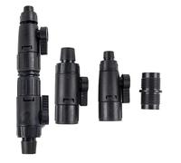 QZROPXOH 1 connecteur à Double Robinet à dégagement Rapide 12 mm/16 mm for vanne de contrôle de l'eau d'aquarium, réducteur de Tuyau, kit de système d'aquarium(Styl-3)
