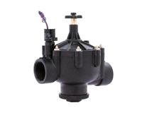 QZROPXOH Électrovanne d'irrigation de Jardin 2/3 Voies 3 Pouces normalement fermée avec Fonction réglage du débit(AC24V)