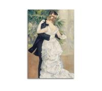 QZXV Impression sur toile de peinture de Pierre Auguste Renoir (danse dans la ville) - Décoration murale moderne pour salon, chambre à coucher - 60 x 90 cm