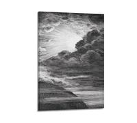 QZXV Impression sur toile The Creation of Light par Gustave Dore - Décoration murale moderne pour salon, chambre à coucher - 40 x 60 cm