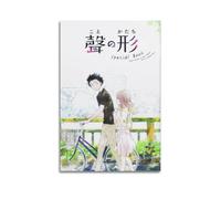 QZXV Poster du film The Silent Voice Anime 5 - Décoration murale moderne pour salon, chambre à coucher - 50 x 75 cm