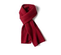 QZYGWCS Écharpe en Cachemire pour Femme et Homme D'hiver Chaude et Douce Châle de Voyage Épais et Long Écharpe en Cachemire de Luxe Légère (Burgundy, 152 * 26cm)