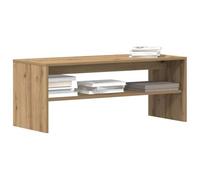 QZZCED Artisan Meuble TV multifonction en bois d'ingénierie chêne avec étagère, table basse moderne pour salon 100 x 40 x 40 cm