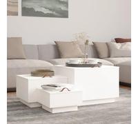 QZZCED Boîtes de rangement en bois de pin massif avec couvercle et poignée Utilitaire pour l'organisation de la maison, table d'appoint et coffre à outils, idéal pour un environnement bien rangé