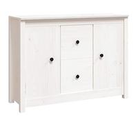 QZZCED Buffet de cuisine multifonction - 100 x 35 x 74 cm - Bois de pin massif - Convient pour salon, cuisine