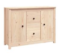 QZZCED Buffet de cuisine multifonction - 100 x 35 x 74 cm - Bois de pin massif - Convient pour salon, cuisine