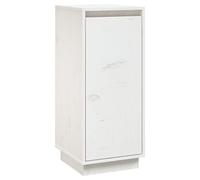 QZZCED Buffet de cuisine multifonction - 31,5 x 34 x 75 cm - Bois de pin massif - Pour salon, cuisine, couloir