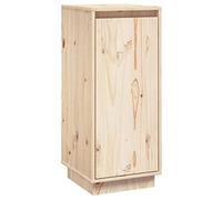 QZZCED Buffet de cuisine multifonction - 31,5 x 34 x 75 cm - Bois de pin massif - Pour salon, cuisine, couloir